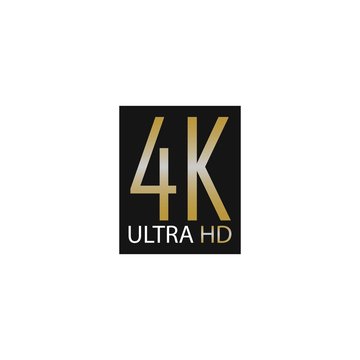 4K Ultra High Definition Label