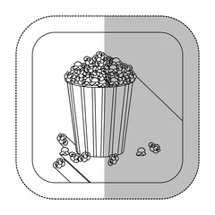 symbol popcorn icon image, vector illustration design