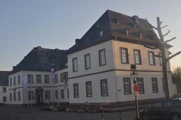 Fototapeta premium Schlossplatz in Simmern. Simmern Hunsrück.