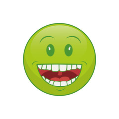 Fototapeta premium Funny emoticon cartoon icon vector illustration graphic design