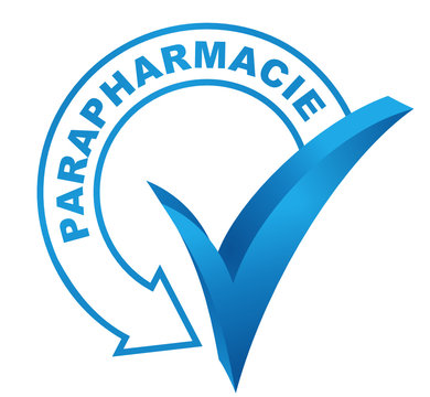 parapharmacie sur symbole valid&eacute; bleu