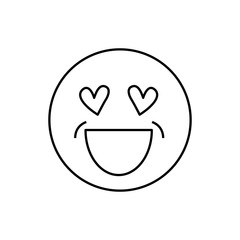 Fototapeta premium Funny emoticon cartoon icon vector illustration graphic design