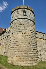 Obraz premium Bamberg, Germany - Detail view of the ALTENBURG castle near the historical town of Bamberg, Bavaria, region Upper Franconia, Germany