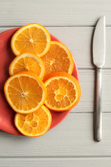 Kitchen interior with fruit mix
