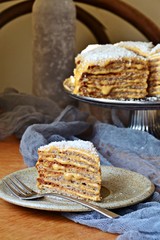 Slice of super delicious cake 