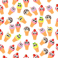 illustration of ice cream