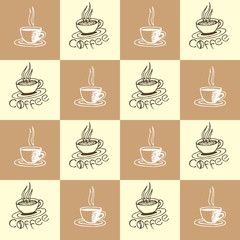Coffee Seamless Pattern