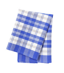 blue and white dish towel
