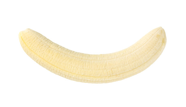 peeled whole banana