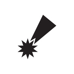 falling star icon illustration