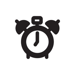 clock alarm icon illustration