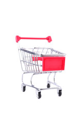 the troley isolate on white