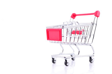 the troley isolate on white