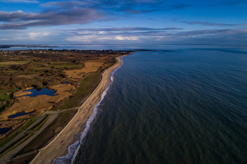 Vue a&eacute;rienne Presqu'&icirc;le de Rhuys