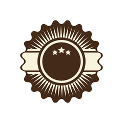 Label premium stamp icon vector illustration graphic design