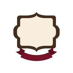 Label premium stamp icon vector illustration graphic design