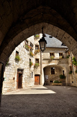 Fototapeta na wymiar Martel is a small medieval town in the Lot region in France