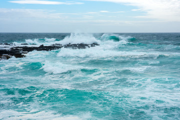 Naklejka premium Atlantic ocean, Iceland