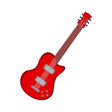 symbol electric guitar icon design, vector illustration image