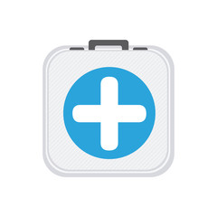 symbol hospital suitcase icon image, vector illustration design