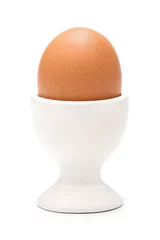 Fensteraufkleber Egg in ceramic cup © smuay