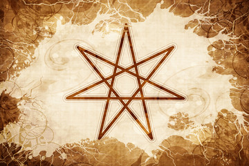 elven fairy star, hepatagram