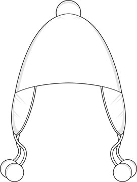 Wooly Bobble Hat Template