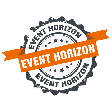 Event horizon stamp sign seal,logo