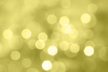 Obraz premium Golden lights of bokeh