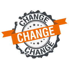 Obraz premium Change stamp,sign.seal.logo