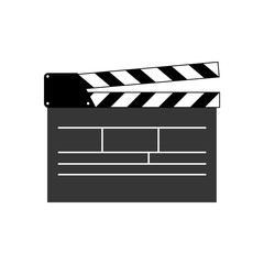 Fototapeta premium Movie clapper illustration
