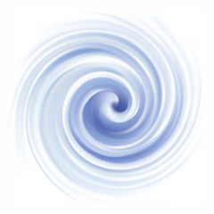 Vector background of cobalt swirling water texture