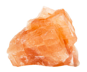 specimen of chabazite stone isolated