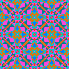 Multicolor geometric pattern in bright color.