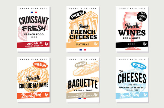 Sketch French Food Brochures