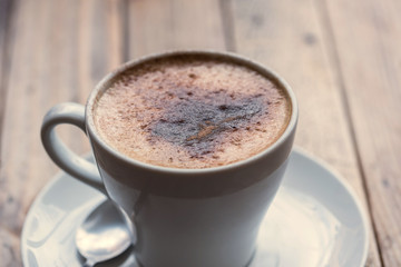 cup of cappuccino