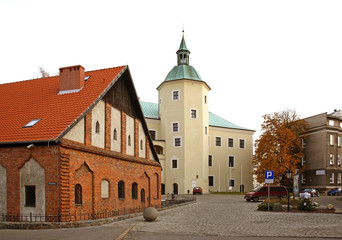 Castle of Pomeranian dukes in Slupsk. Pomeranian voivodeship. Poland