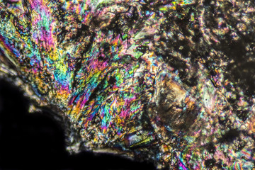 Obraz premium microscopic Loperamide crystals