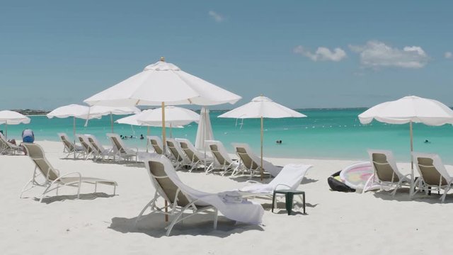The blue waters of Turcs and Caicos Islands