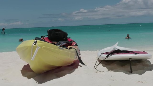 The blue waters of Turcs and Caicos Islands
