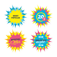 Most popular sign icon. Bestseller symbol.