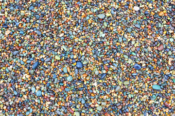 Background of stones. Pebble. Construction material.