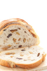 dried fruit and walnut bread