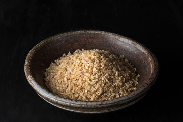 Bulgar in a pottery bowl