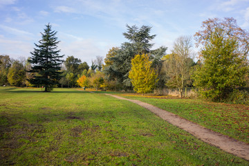 Local park land in England
