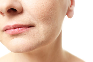 Obraz premium Portrait of beautiful mature woman, closeup