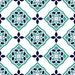 Portuguese azulejo tiles. Blue and white gorgeous seamless patterns. For scrapbooking, wallpaper, cases for smartphones, web background, print, surface texture, pillows, towels, linens bags T-shirts