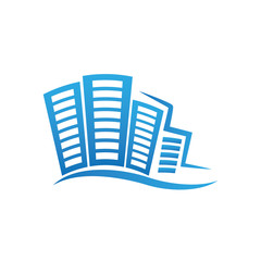 Obraz premium city buildings symbol icon vector illustration graphic design