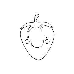 Line drawing fruit