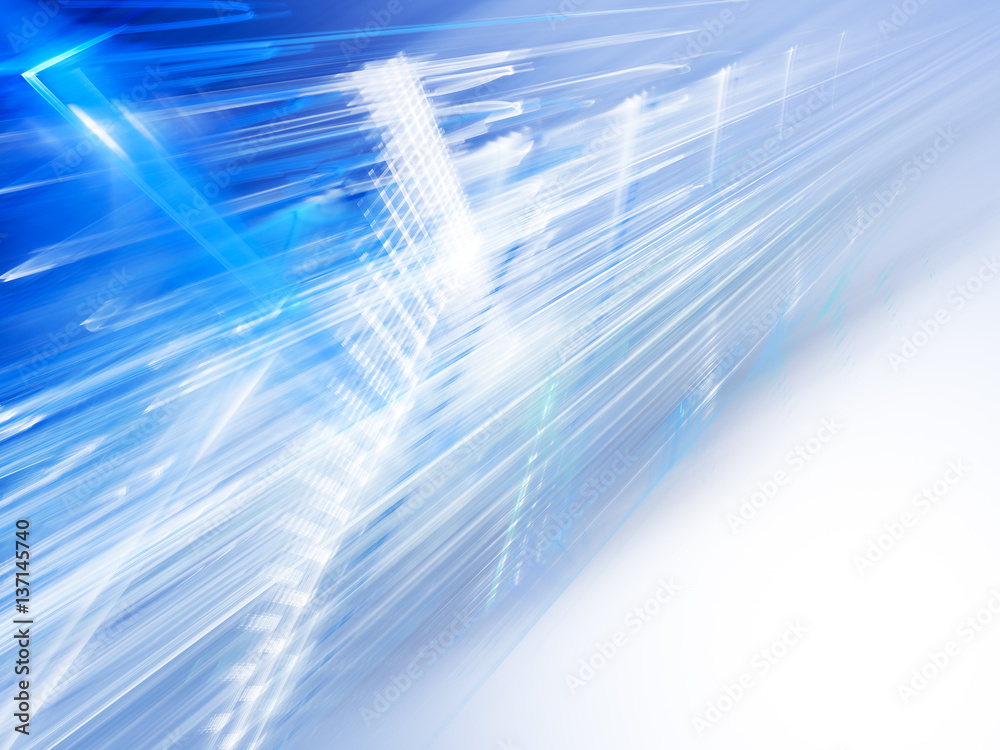 Poster abstract background element. fractal graphics series. three-dimensional composition of intersecting 